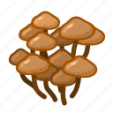 stump, mushroom, food