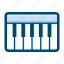 keyboards, piano, samples, synthesizer 