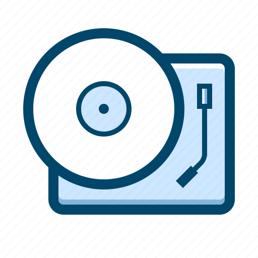 Music player, phonograph, player, turntable, vinyl icon - Download on Iconfinder