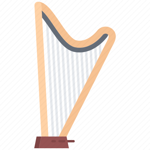 Band, harp, instrument, music, song icon - Download on Iconfinder