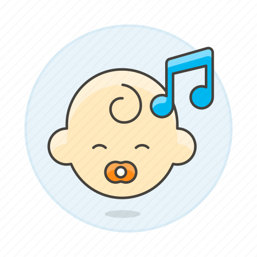 Double, lullaby, playlist, pacifier, music, note, genre icon - Download on Iconfinder