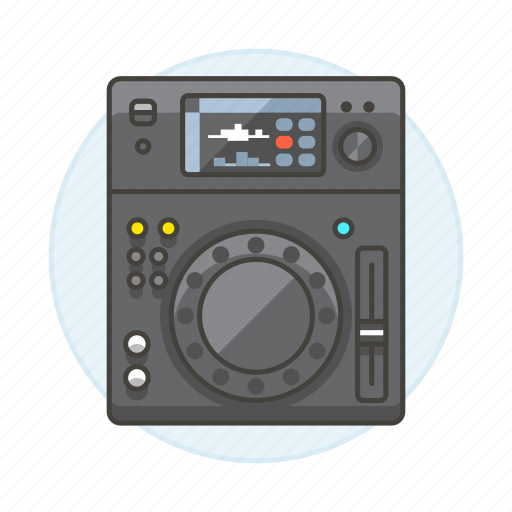 Music, dj, system, turntable, mixer, controller icon - Download on Iconfinder