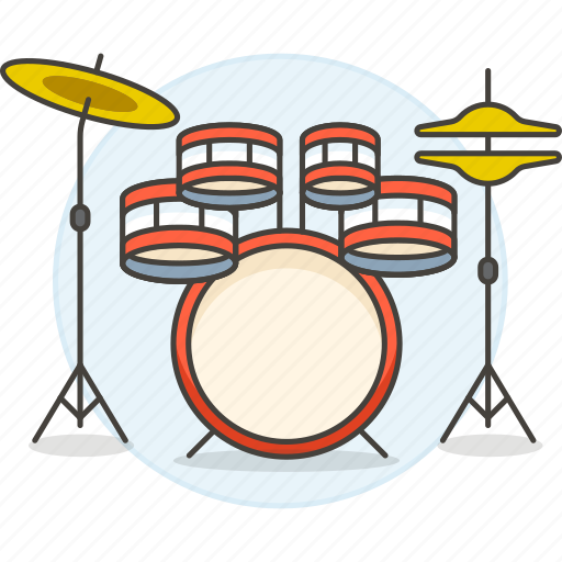 Drum, instruments, music, percussion, set icon - Download on Iconfinder