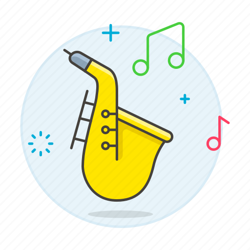 Brass, instruments, music, reed, saxophone, wind, woodwind icon - Download on Iconfinder