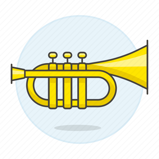 Brass, instruments, music, trumpet, wind icon - Download on Iconfinder