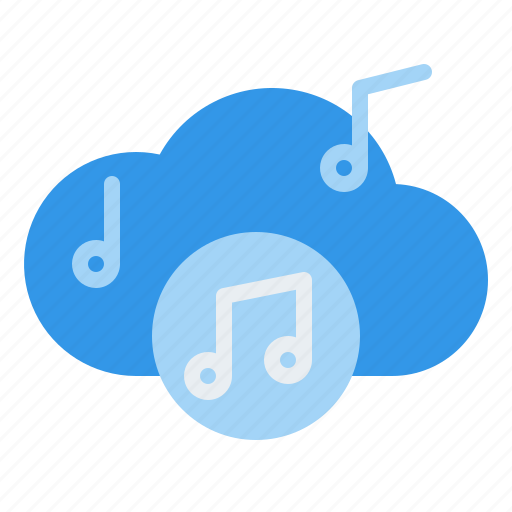 Cloud, music, playlist, song, upload icon - Download on Iconfinder