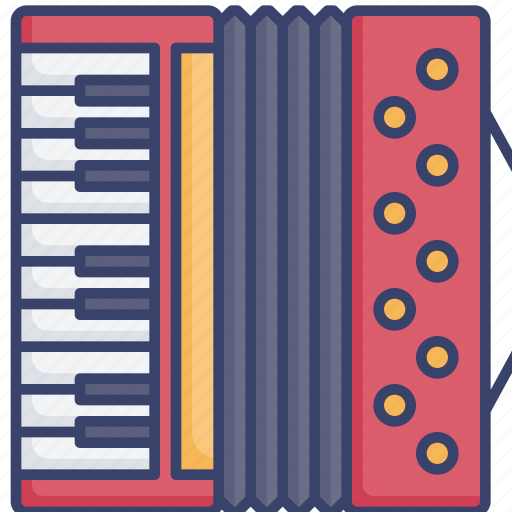 Accordion, entertainment, instrument, music, musical icon - Download on Iconfinder