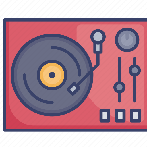Entertainment, instrument, music, musical, player, record, vinyl icon - Download on Iconfinder