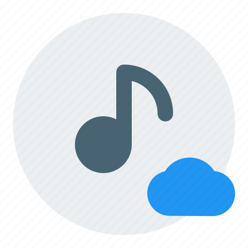Cloud, music, 1, color, f icon - Download on Iconfinder
