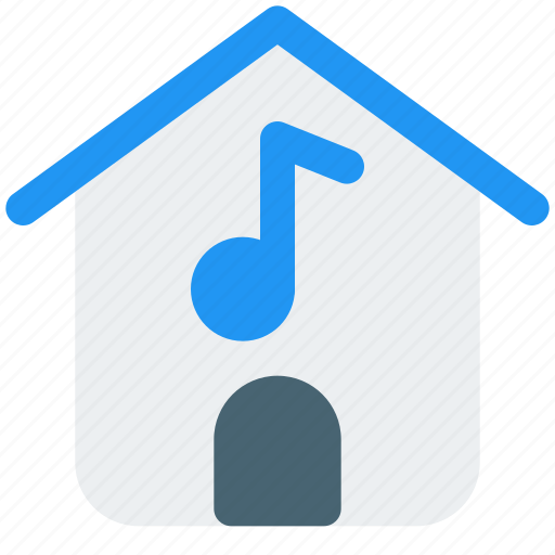 Music, house, color, f icon - Download on Iconfinder