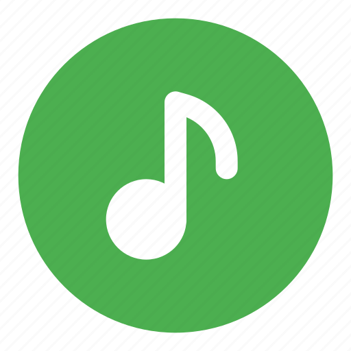 Music, note, circle, 1, color, f icon - Download on Iconfinder