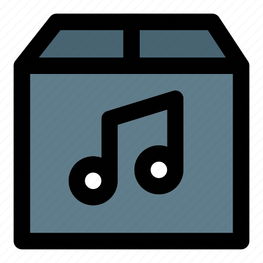 Music, box, filled, line, f icon - Download on Iconfinder