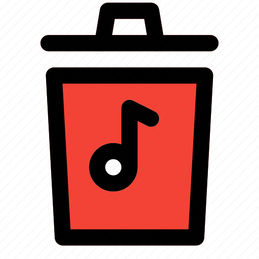 Delete, music, filled, line, f icon - Download on Iconfinder