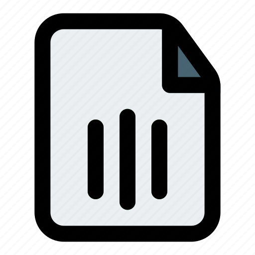 Music, file, 1, filled, line, f icon - Download on Iconfinder