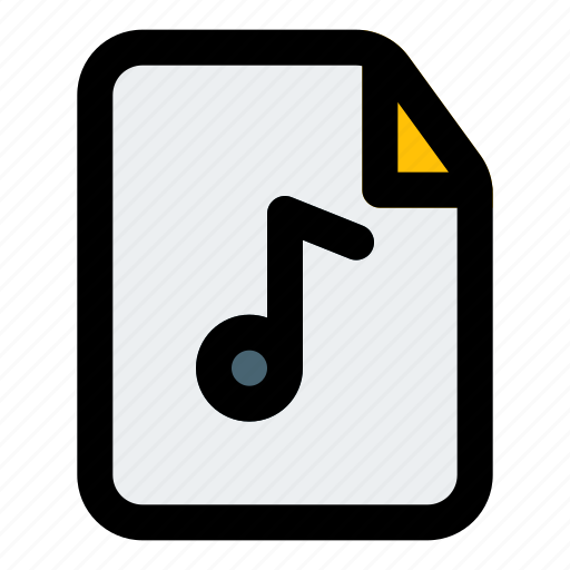 Music, file, filled, line, f icon - Download on Iconfinder