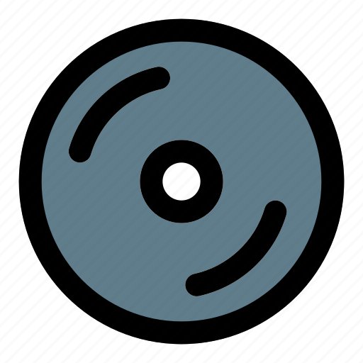 Vinyl, 1, music, filled, line, f icon - Download on Iconfinder