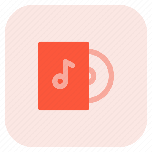 Cd, music, with, box, tritone, f icon - Download on Iconfinder