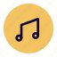 music, note, circle, 2, solid, line, f 