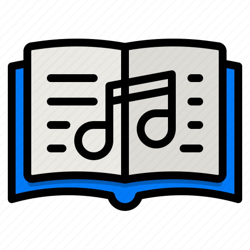 Book, music, study, chord, note icon - Download on Iconfinder