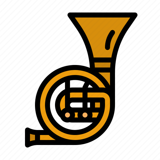 Music, french, horn, instruments, instrument icon - Download on Iconfinder
