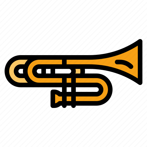 Trombone, instrument, music, orchestra, musical icon - Download on Iconfinder