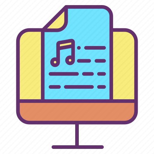 Computer, music, note icon - Download on Iconfinder