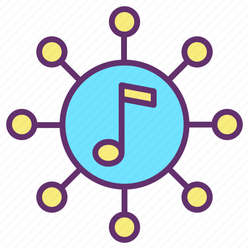 Music, network icon - Download on Iconfinder on Iconfinder