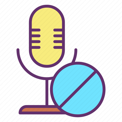 Block, microphone icon - Download on Iconfinder