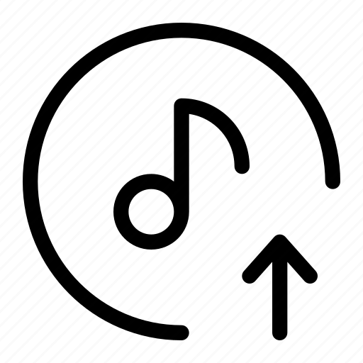 Music, upload, 1, light, f icon - Download on Iconfinder
