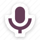 microphone, on, sound, podcast, audio recording