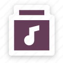 square, notes, audio file, music file, music album