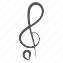 audio, clef, melody, music notation, music note, treble clef