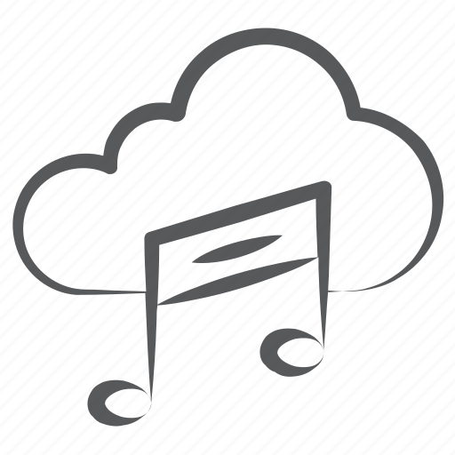 Cloud hosting, cloud media, cloud music, cloud platform, cloud song, online music icon - Download on Iconfinder