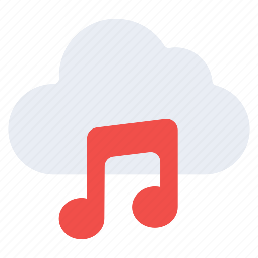 Cloud music, audio cloud, cloud media, cloud multimedia, cloud sound icon - Download on Iconfinder