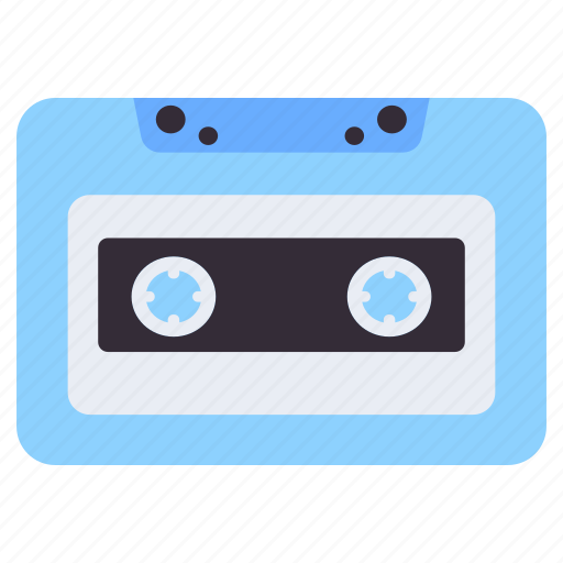 Cassette, audio tape, multimedia, music cassette, tape recorder icon - Download on Iconfinder