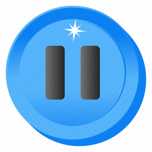 Pause button, media button, multimedia, stop button, ui icon - Download on Iconfinder