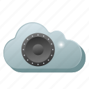 cloud media, cloud music, cloud entertainment, cloud speaker, volume speaker 