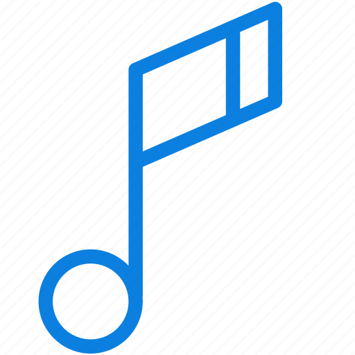 Audio, line, music, music note, note, sound icon - Download on Iconfinder