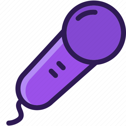Karaoke, microphone, studio, colored, music, multi, record icon - Download on Iconfinder