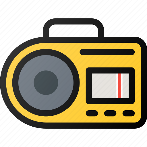 Music, radio, casette, player icon - Download on Iconfinder