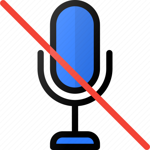 Mute, microphone, interface, sound, voice icon - Download on Iconfinder