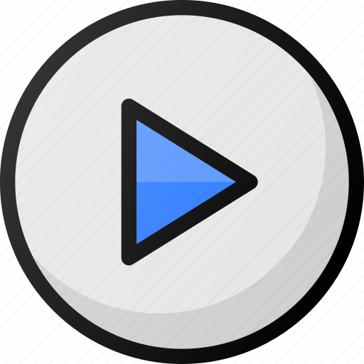 Play, button, interface, music, media icon - Download on Iconfinder