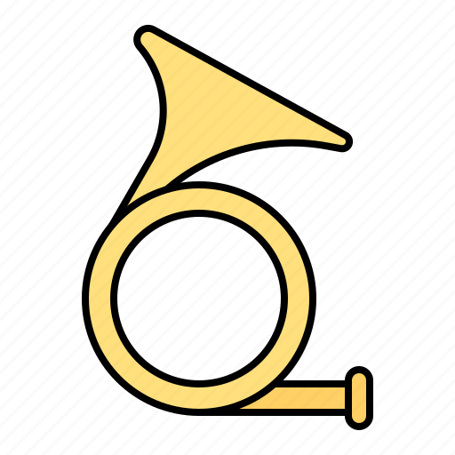 French, horn, instrument, music icon - Download on Iconfinder