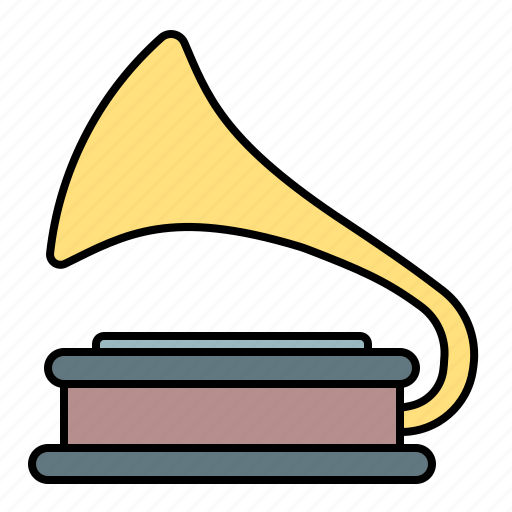 Gramophone, vinyl, music, player icon - Download on Iconfinder