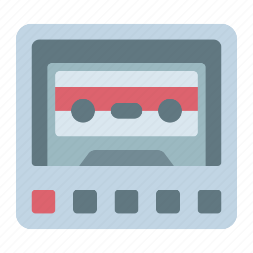 Tape, deck, cassette, player icon - Download on Iconfinder