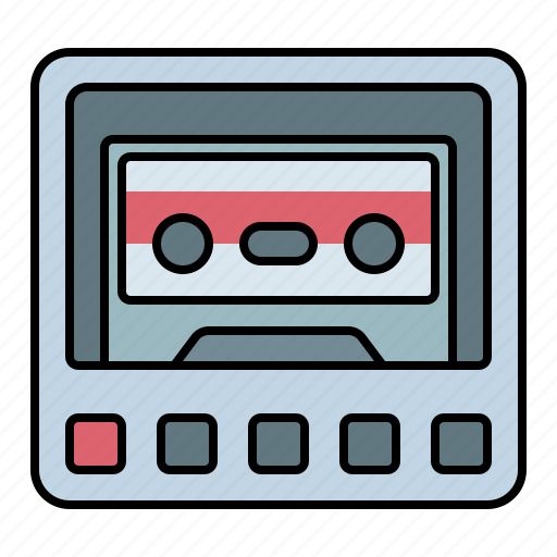 Tape, deck, player, cassette icon - Download on Iconfinder