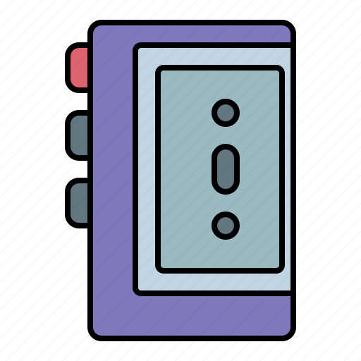 Walkman, tape, player, cassette icon - Download on Iconfinder