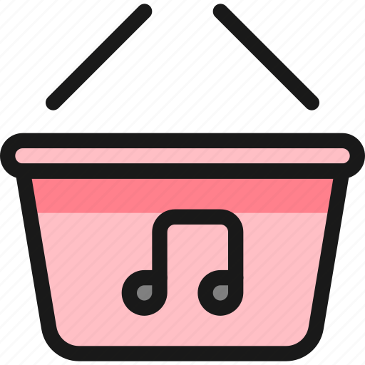 Music, basket, buy icon - Download on Iconfinder