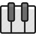 instrument, piano, keys