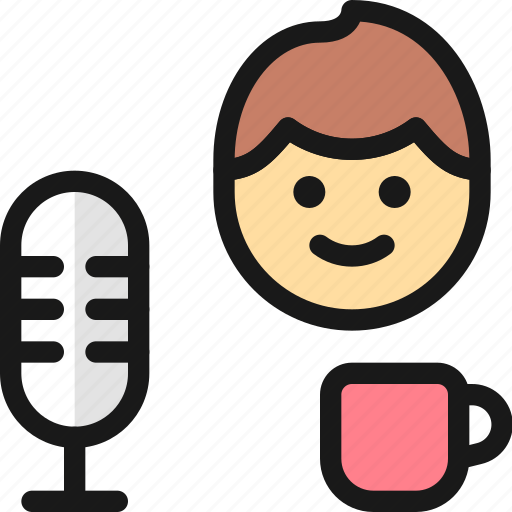 Microphone, podcast, man icon - Download on Iconfinder